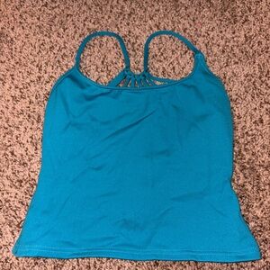 Capezio Teal Strappy Camisole